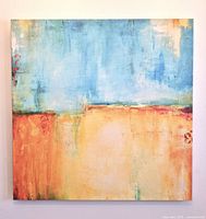 Front view of abstract canvas print