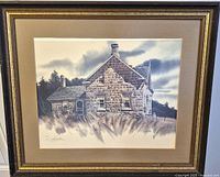 Full front view of framed Jack Reid print