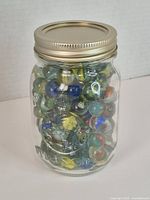 Jar full of marbles