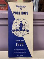 Front cover of the 1972 Port Hope town map brochure