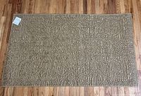 Rug front showing woven pattern and texture