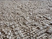Close-up of woven sisal texture