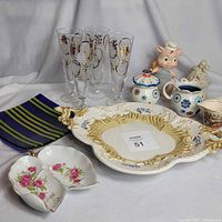 Group shot of all items in lot