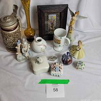 All items arranged on table