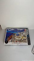 Front of sealed Eurographics Oia, Santorini 1000-piece puzzle box