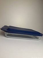 Side profile showing dish and lid together