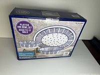 Front of boxed Signature platter and bowl set