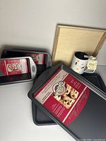 All items grouped: pans, tray, sifter