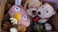 All six plush toys in box