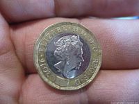 Obverse showing Queen Elizabeth II portrait and date 2016