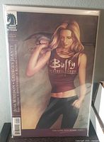 Front cover of Buffy the Vampire Slayer Season 8 #1 comic in protective sleeve