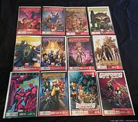 All 12 Guardians of the Galaxy comics laid out