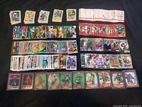 Overview of all card stacks and rows