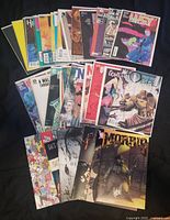 Full spread of all comics in lot