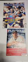 Cover of World Champions magazine and Play Ball program