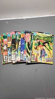 Stack of Green Lantern and Green Lantern Corps comics