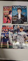 Four magazines including two Yahoo! Internet Life, Sports Illustrated Mariners cover, Seattle Mariners Magazine
