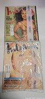 Two sealed Interview magazines, Ashanti and Kate Bosworth covers in plastic wrap