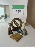 Group shot of all five decorative objects