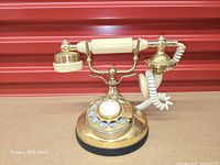 front angled view showing full telephone