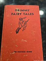 Front cover showing title, illustration, wear