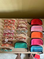 All eyeglasses and cases overview