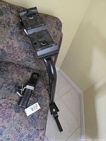 Hitch insert section, mounting hardware and upright arm