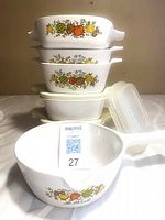 Stacked view of Spice of Life casseroles, plain casseroles and lids