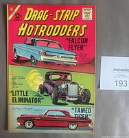 Front cover of Drag-Strip Hotrodders #2 showing title, artwork and 12¢ price
