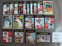 Group shot of all 19 OPC cards laid out in two rows