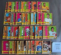 All 56 cards laid out front side up in rows