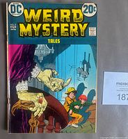 Front cover showing title, issue number, price and artwork