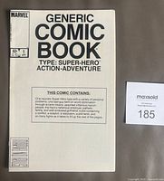 Front cover showing title, Marvel logo, price and issue information