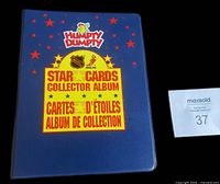 Front cover of blue Humpty Dumpty Star Cards Collector Album