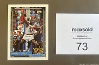 Front of 1993 Topps Shaquille O'Neal #362 card