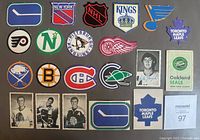 Front view of all cards showing logos, deckle cards and booklet