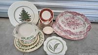 Full lot group showing all dinnerware pieces
