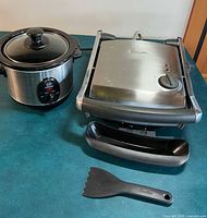 Breville grill, Crofton slow cooker and scraper grouped