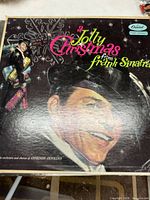 Front cover of "A Jolly Christmas from Frank Sinatra" LP