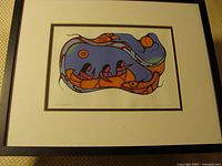 Full framed print with mat and frame