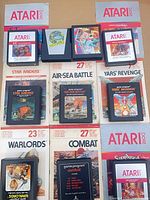 Overview of cartridges and manuals laid out in grid