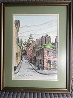 Full framed print showing image, mat and frame