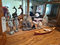 Group shot showing all items on shelf