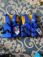 Both life jackets front view