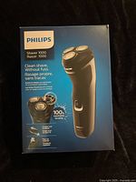 Front of Philips Shaver 1000 retail box