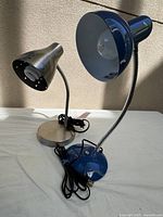 Both lamps side by side showing overall design and condition