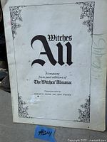Front cover of The Witches' Almanac paperback