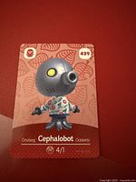Cephalobot #439 amiibo card front view