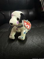 Front three-quarter view of Ty Dalmatian plush