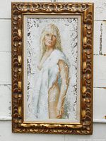 Framed painting front view